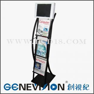 创视纪12寸落地LCD广告机 打造传媒与广电场景的高效传播利器